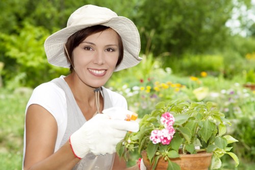 Payment options and icons for gardener services
